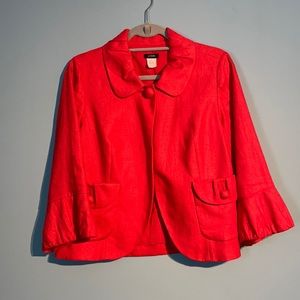 Jcrew linen jacket/topper vintage
